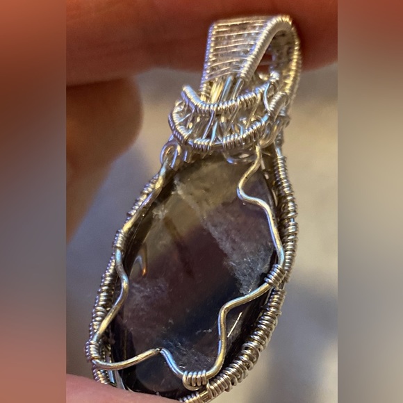 Rainbow Fluorite Pendant - Picture 5 of 14